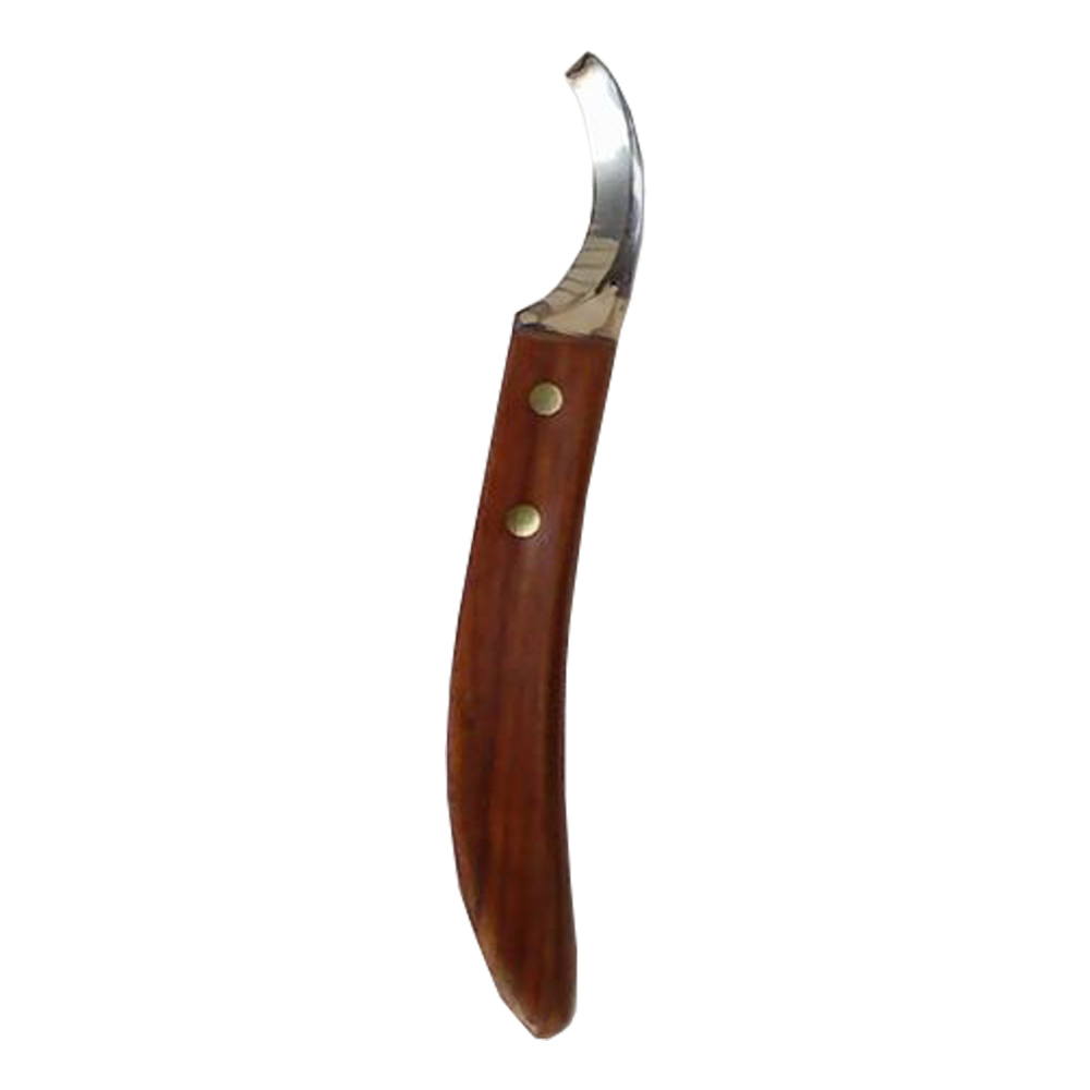Long Handle Single Edge Hoof Knife 