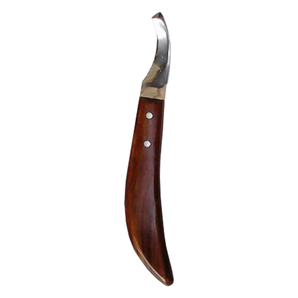Long Handle Single Edge Hoof Knife