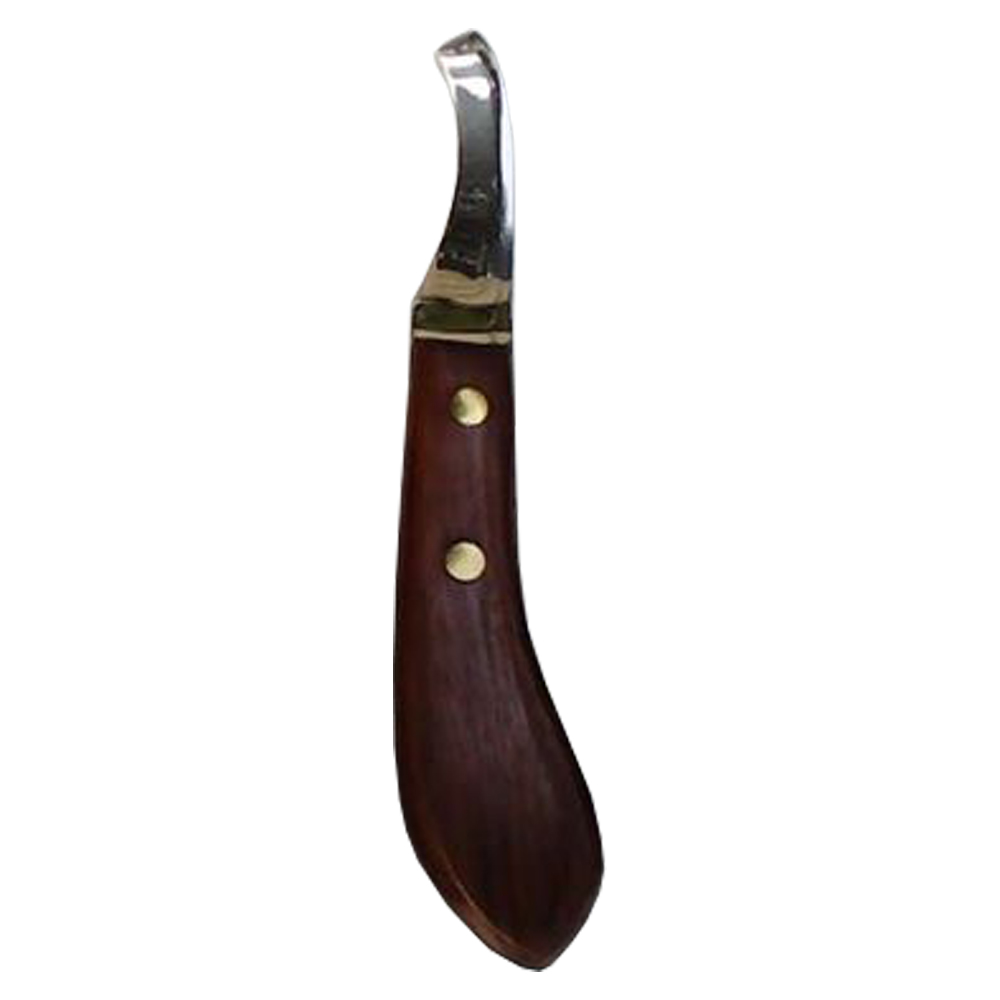 Curved Single Edge Hoof Knife 